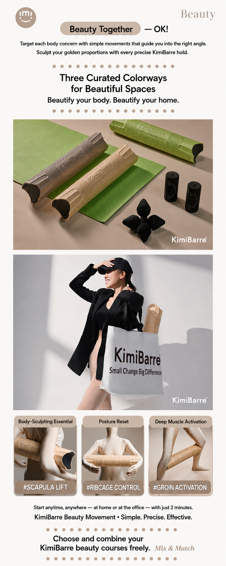 KimiBarre Beauty Movement Colorways